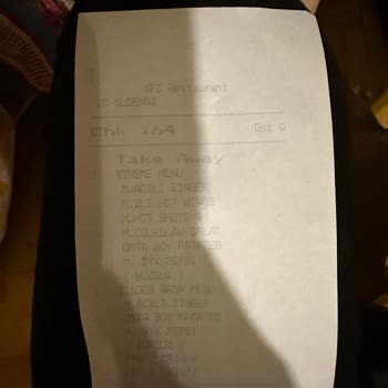 Antares KFC Yanlış Paket