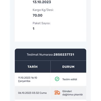 Horoz Lojistik Teslimat Ve İletişimsizlik Sorunu