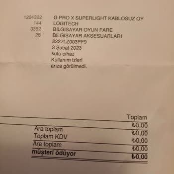 Logitech Servis Arızalı Mouse'u Onarmadan Geri Gönderdi!