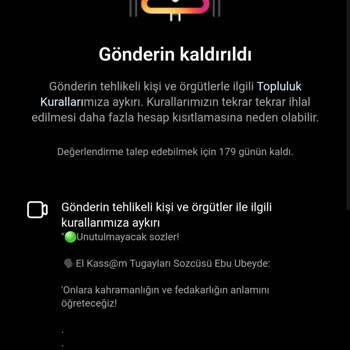 Instagram Hesabım Askıya Alındı
