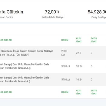 İnfo Yatırım Ve Ubs- Markets