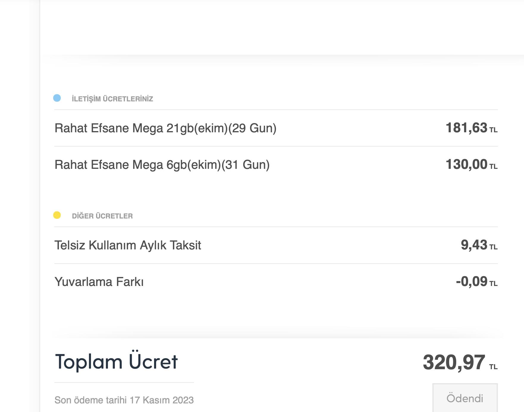 Turkcell Faturada Ay Nda Paket Paras Ald G N Ve G N