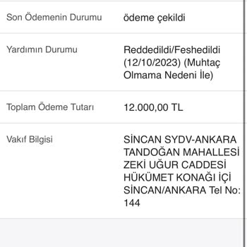 Aile Ve Sosyal Hizmetler Bakanlığı Destek Yardımım Kesildi