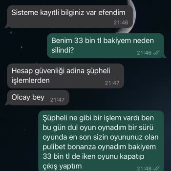 Pulibet Hesabım Hacklendi Bakiyem Sıfırlandı