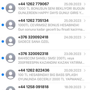 Türk Telekom İstenmeyen Mesajlar Alıyorum