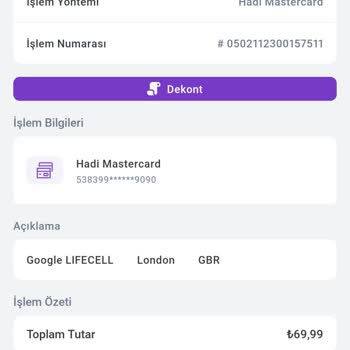 Lifecell Benden Habersiz Hesabımdan Para Çekme
