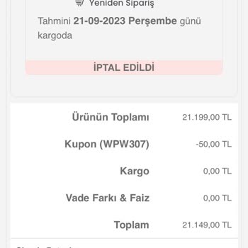 Wnt.com.tr Ücret İadesi Mağduriyeti