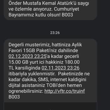 Aslında Ücretli Olan Ücretsiz Vodafone Ek Paketi