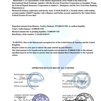 Tangent Capital LLC Şirketine Para Gönderdim, Parama El Konuldu