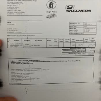 Skechers Ayakkabı Şikayetim Var.