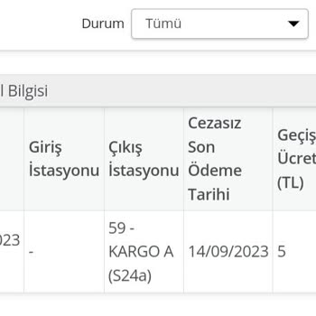 Avrupa Otoyol İşletmesi Yanlış Okuma Cezası