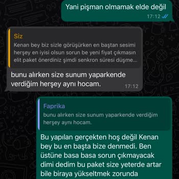Faprika Sürekli Ekstra Ücretler Çıkarıyor