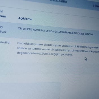 CFMOTO Ön Disk Kullanımdan Dolayı Yamuldu Garanti Kapsamına Girmedi!