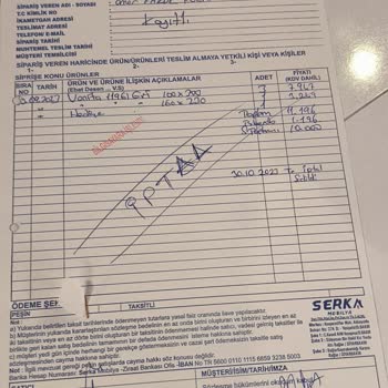 Gümüşsuyu Halı Sipariş Ve İptal Mağduriyeti