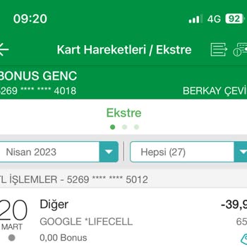 Garanti Bankası İşlem İtirazı