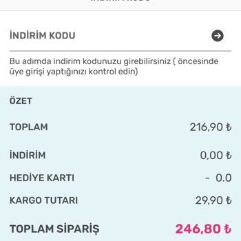Watsonscard İndiriminden Faydalanamamak
