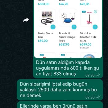 A101 Sipariş İptal Etti Sonra Zam Yapıp Tekrar Satışa Sundu.