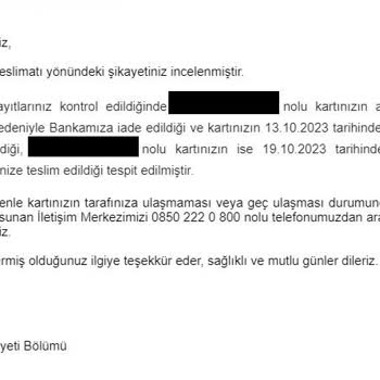 Denizbank Kartımı Başkasına Teslim Etmiş