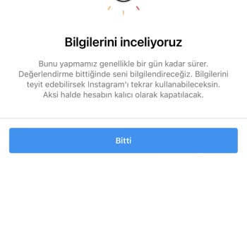 Instagram Hesabım Durduk Yere İncelenmeye Alındı Açılmıyor 1 Aydır