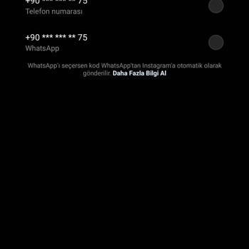 Vodafone Eski Telefon Numarama Instagram Güvenlik Kodum Gidiyor Acil Çözüm