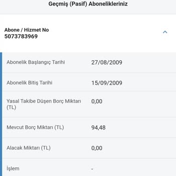 Türk Telekom Ödenmiş Olan Borcun Sistemden Düşmemesi
