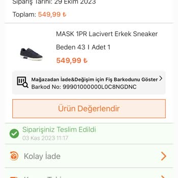 FLO Ayakkabı İnternet Mağazası Sorunları