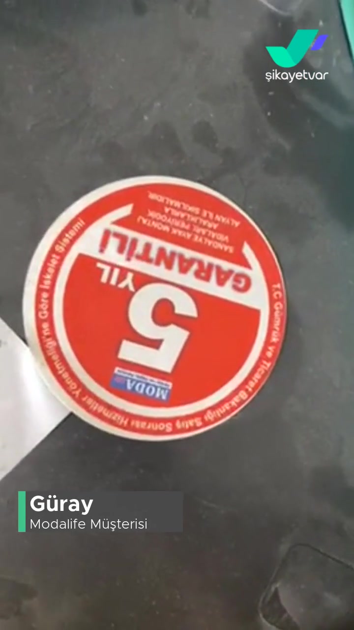 Modalife Garantim Kapsamında Sandalye Değişimi videonun kapak resmi