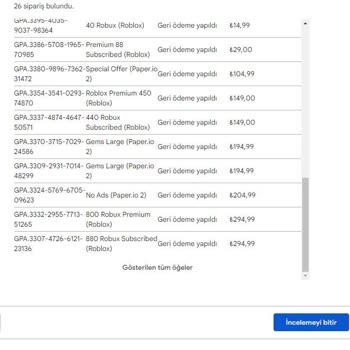 Turkcell Ve Paycell Ortaklığı İade Süreci