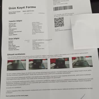 Media Markt Sattığı Ürünün Garanti Sürecini Yönetemiyor