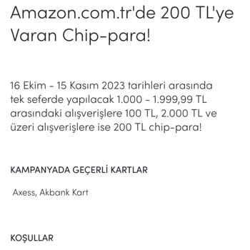 Akbank Amazon Kampanyasındaki Yanlışlıklar Dan Şikayetim Var