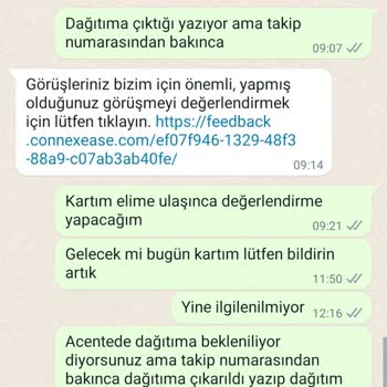Garantiden Kart İstedim AGT Kurye İle Gelmesi Gerekiyor Ama Kurye Yok