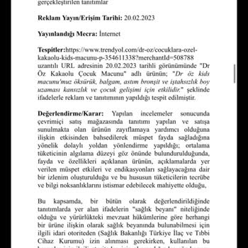 Dr. Öz Klinik Sahte Ürün Satışı