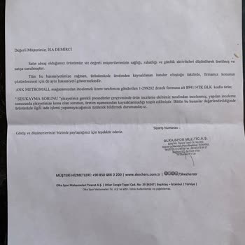 Skechers Ayakkabı Taban Erimesi