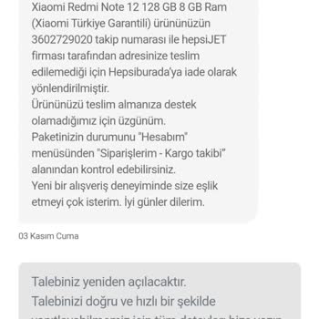 Hepsiburada Pişmanlıktan Başka Bir Şey Değil!