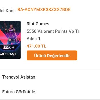 Trendyol'dan Alınan Valorant Pointlerinde Sorun Yaşandı