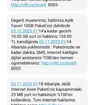 Vodafone Kafasına Göre Aşım Paketi Yüklüyor