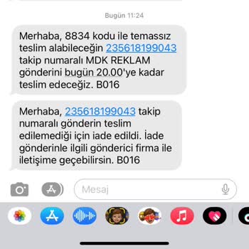 Sendeo Teslim Edilmeyen Kargo Muhatap Bulunamama
