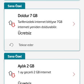 Vodafone Ücretsiz Yazan Ek Paketlerden Ücret Talep Edilmesi