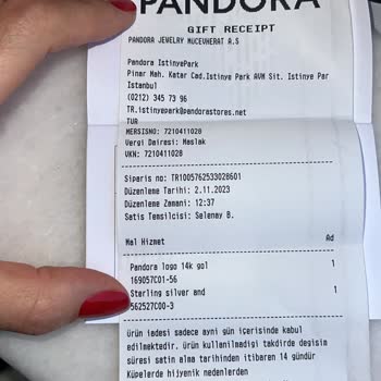 Pandora Mücevher İade Etmekte Mağdurluk Yaşıyorum