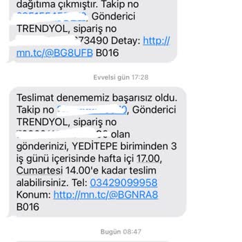 MNG Kargo Gaziantep Şahinbey Yeditepe Şubesi Mağduriyeti