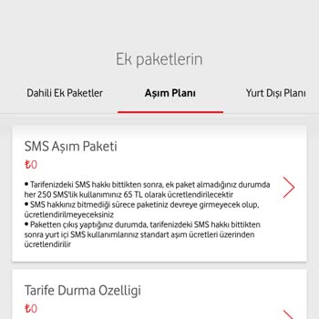Vodafone Fatura İddiası Ve İadesi Talebi