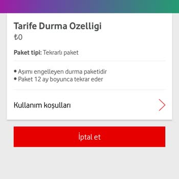 Vodafone Fatura İddiası Ve İadesi Talebi