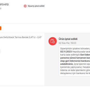 Hepsiburada Sepetten İndirim Derim Ama İndirmem