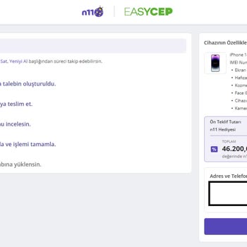 N11 Ve EasyCep Kupon Oluşturmuyor