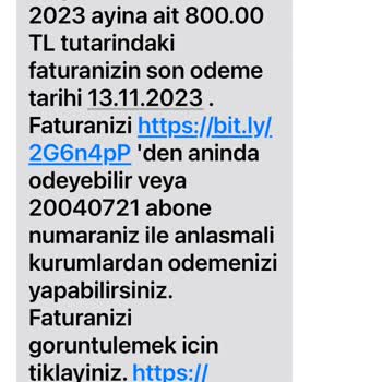 D-Smart Normal Ödeme 40TL Olmasına Ve Borcum Olmadığı Halde 800 TL Borç Çıkmış