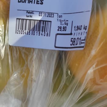 Gimsa Etiket Yanlışlığı Var Mandalina Yerine Domates Etiketi