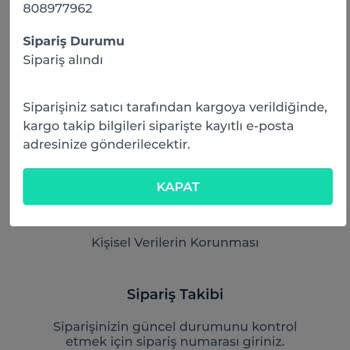 Formaduragi34x'ten Forma Siparişi Verdim Hala Bir Haber Yok
