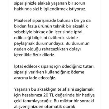 Amazon Ürün Tedarik Problemi