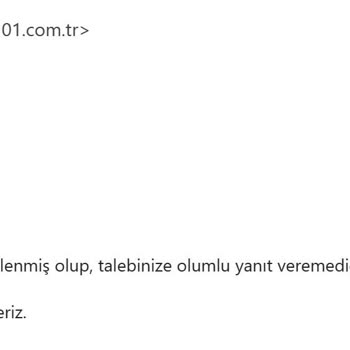 A101 Kapıda Uygulaması Teslim Edilmeyen Ürün.