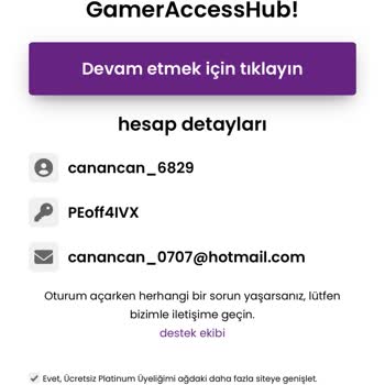 Gameraccesshub.com Para İade Ve Üyelik İptali